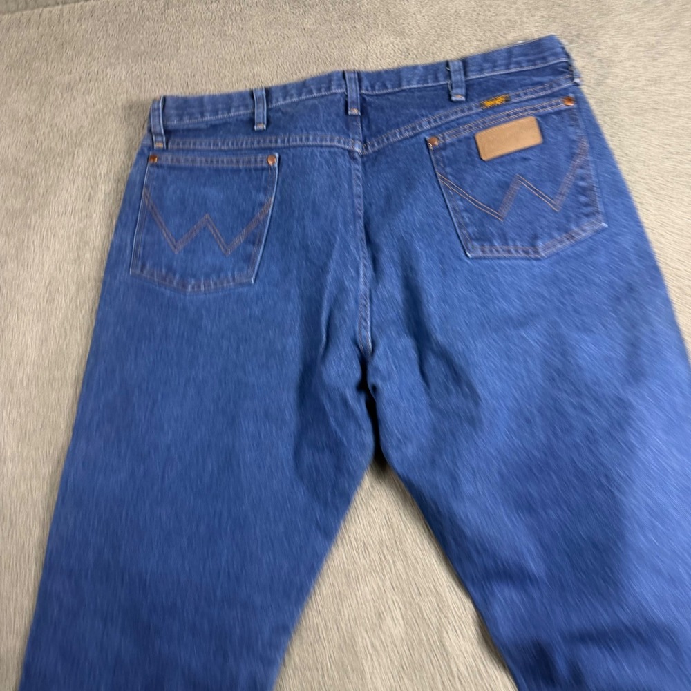Wrangler Mens 13MWZPW Cowboy Cut Original Fit Jeans Blue Denim 42x32